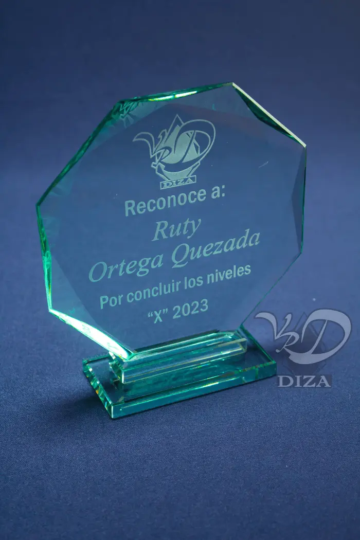 reconocimiento octagonal diamantado