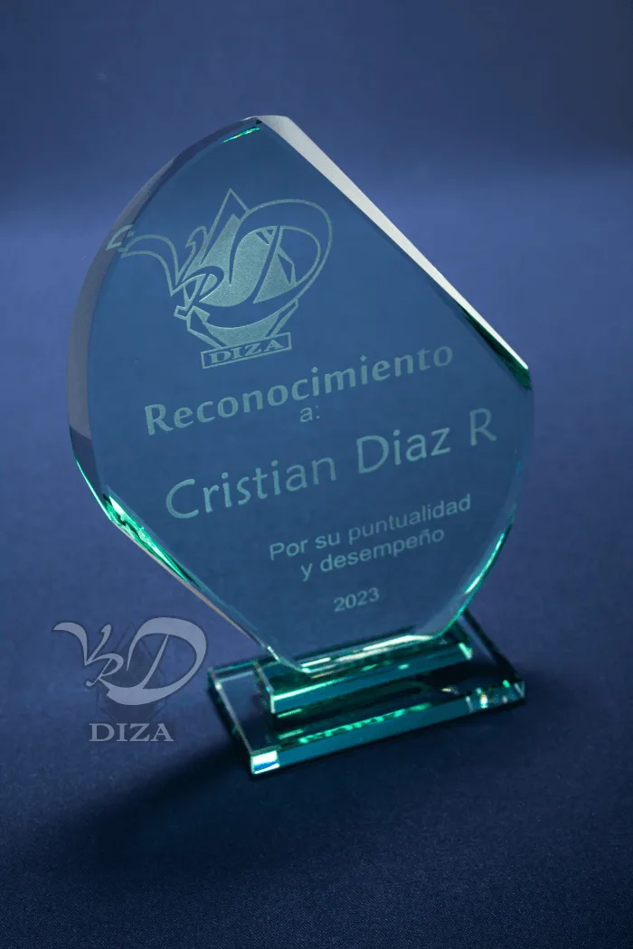 reconocimiento redondo diamantado
