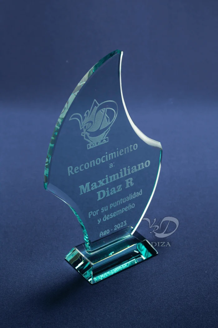 reconocimiento redondo diamantado